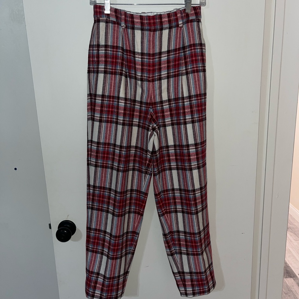 J. Crew Nello Gori Women’s Plaid Dress Pants NWT